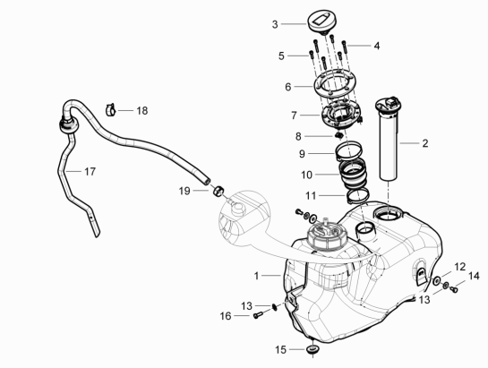 Beverly 125 RST 4T 4V ie E3 2010-2015 (EMEA)