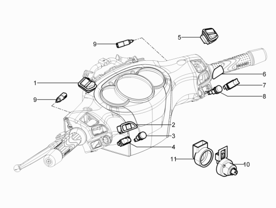 Beverly 125 RST 4T 4V ie E3 2010-2015 (EMEA)