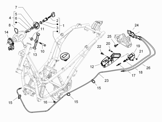 Beverly 350 4T 4V ie E3 Sport Touring 13-14