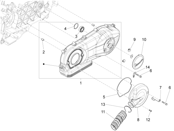 Vespa LX 125 4T 3V ie NOABS E3 2012 - 2013