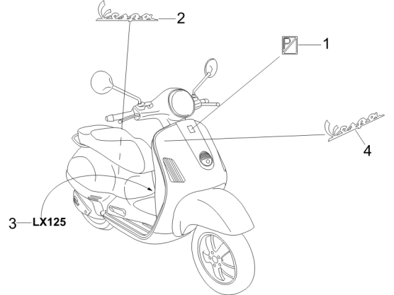 Vespa LX 125 4T NOABS E3 2009 (EMEA)