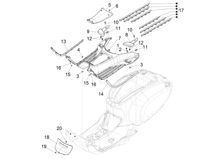 Vespa Elettrica EURO 5 - 70 km/h 2021-2023 (EMEA)