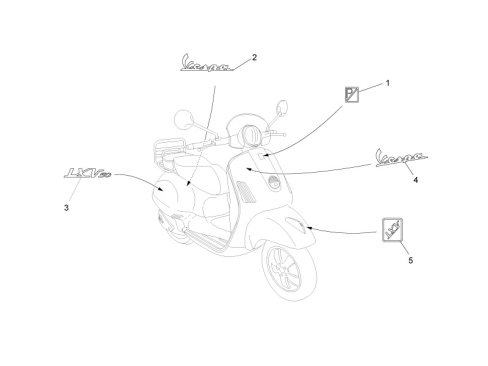 Vespa LXV 50 2T NOABS E2 2006-2009 (EMEA)